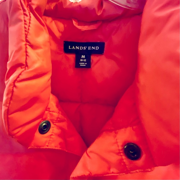 Lands End Girls Goosediown Puffer Vest - Picture 6 of 6